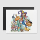 Whimsical Little Halloween Card (Voorkant / Achterkant)