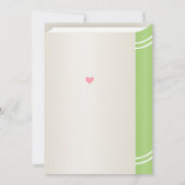 Whimsical Little Miss Onederful 1e verjaardag Kaart (Achterkant)