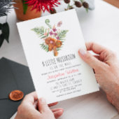 Whimsical Little Mushroom Baby shower Kaart