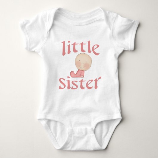 Whimsical Little Sister Baby T-Shirt (Voorkant)