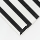 Whimsical Little Skulls Black & White Skull Fleece Deken (Hoek)