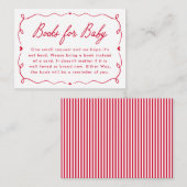 Whimsical Little Sweetheart Diaper Raffle Informatiekaartje (Voorkant / Achterkant)