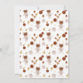 Whimsical Little Universe Baby Shower Kaart (Achterkant)