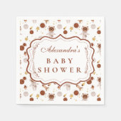 Whimsical Little Universe Baby Shower Servet (Voorkant)