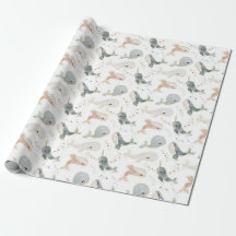 Whimsical Little Whale onder het Zee Animals Decor
