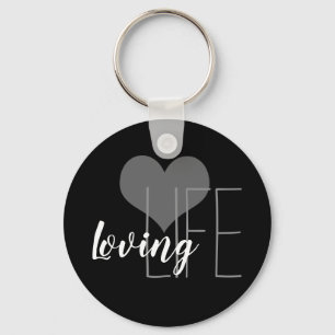 whimsical LOLife lettering with hart   Sleutelhanger