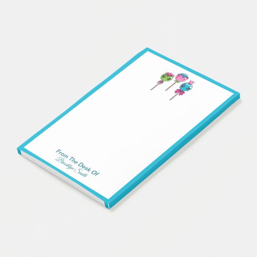 Whimsical Lollypops Post-it® Notes (Schuin)