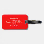 Whimsical London bagagelabel (Achterkant horizontaal)