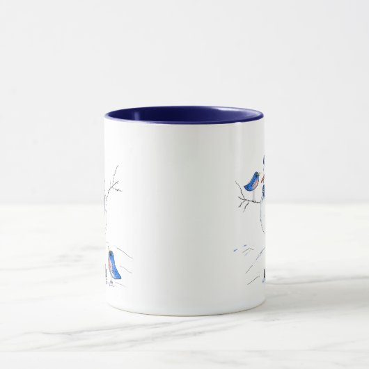 Whimsical Long-Legged Snowman Mok (Midden)