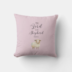 Whimsical Lord is Mijn Herder Psalm 23:1 Kussen