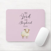 Whimsical Lord is Mijn Herder Psalm 23:1 Muismat (Met muis)