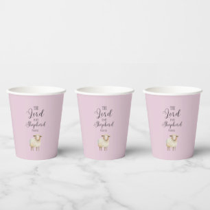 Whimsical Lord is Mijn Herder Psalm 23:1 Papieren Bekers