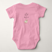 Whimsical Lord is Mijn Herder Psalm 23:1 Romper (Achterkant)