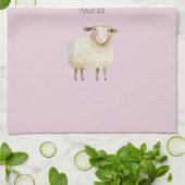 Whimsical Lord is Mijn Herder Psalm 23:1 Theedoek (Gevouwen)