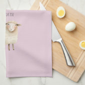 Whimsical Lord is Mijn Herder Psalm 23:1 Theedoek (Quarter Fold)