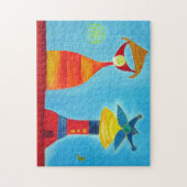 Whimsical Love 11x14 Fotopuzzel met geschenkdoos Legpuzzel (Verticaal)