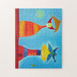 Whimsical Love 11x14 Fotopuzzel met geschenkdoos Legpuzzel