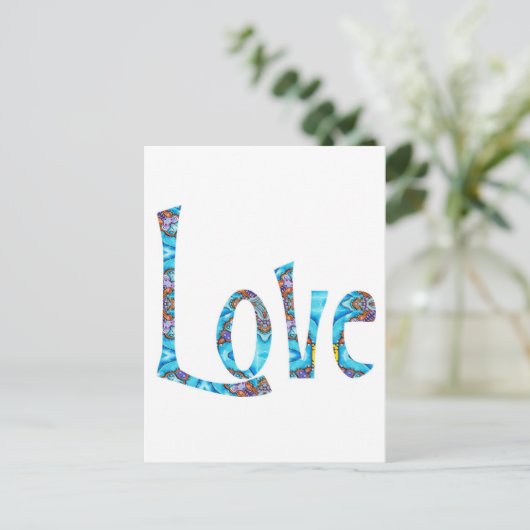 Whimsical Love I Briefkaart (Staand voorkant)