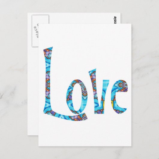 Whimsical Love I Briefkaart (Voorkant / Achterkant)