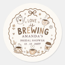 Whimsical Love is Brewing Coffee Bruidsfeest