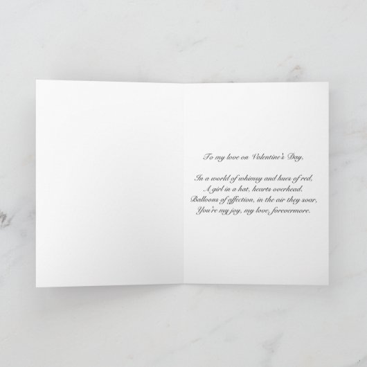 Whimsical Love Journey Kaart (Binnen)