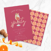 Whimsical Love op First Spritz Vrijgezellenfeest Kaart