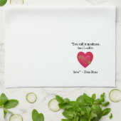 Whimsical Love Quote Theedoek (Gevouwen)