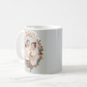 Whimsical Love Trio – Koppel & Kat Koffiemok (Voorkant links)