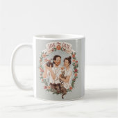 Whimsical Love Trio – Koppel & Kat Koffiemok (Links)