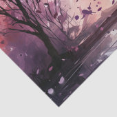 Whimsical Lovebirds & Waterverf Tree Decoupage Tissuepapier (Detail)