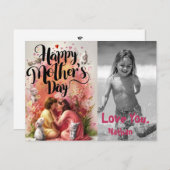 *~* Whimsical Loving Moederdag Foto AP72 Feestdagenkaart (Voorkant / Achterkant)