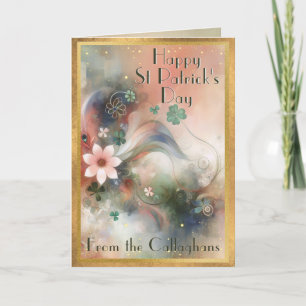 Whimsical Luck van de Ierse St Patrick's Day Kaart