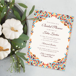 Whimsical Luxe Ivoor Bloemen Stijl Border Wedding Kaart