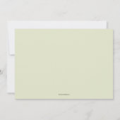 Whimsical Maan en Sterren Baby Douche Uitnodiginge Kaart (Achterkant)