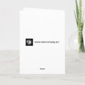 Whimsical Machine vakantie Kaart (Achterkant)