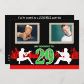 Whimsical Maffia Style 30e Verjaardagsfeest Uitnod Kaart (Voorkant / Achterkant)