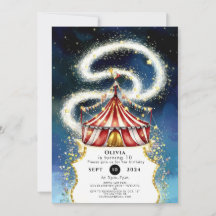 Whimsical Magic Circus Verjaardag