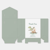 Whimsical Magic Dragon Mountain Boy Baby shower Bedankdoosjes (Ongevouwen)