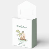 Whimsical Magic Dragon Mountain Boy Baby shower Bedankdoosjes (Open)