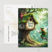 Whimsical Magic Fairy Child Party Nodig Briefkaart (Voorkant / Achterkant)