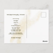 Whimsical Magic Fairy Child Party Nodig Briefkaart (Achterkant)