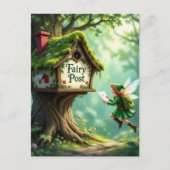 Whimsical Magic Fairy Child Party Nodig Briefkaart (Voorkant)