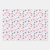 Whimsical Magic Garden Patroon Inpakpapier Vel (Voorkant)
