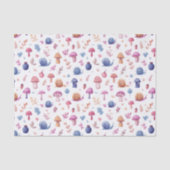 Whimsical Magic Garden Pattern Tissue Paper Tissuepapier (Voorkant)
