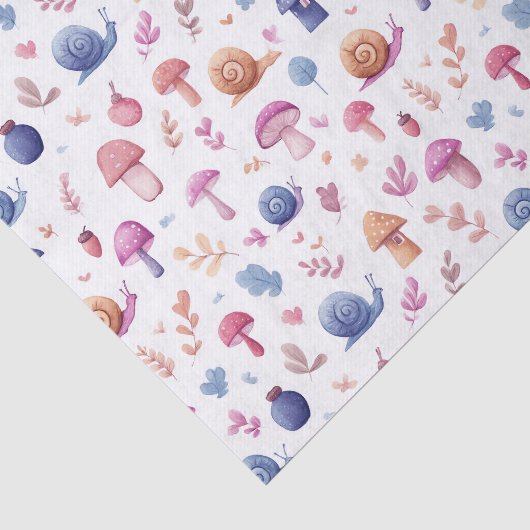 Whimsical Magic Garden Pattern Tissue Paper Tissuepapier (Detail)