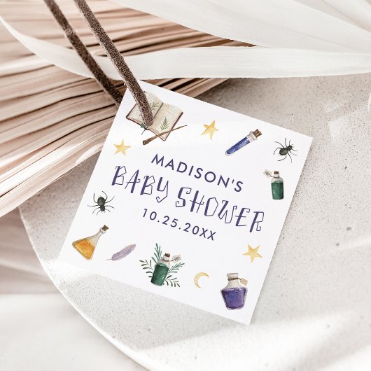 Whimsical Magic Potions Halloween Baby shower Bedankjes Labels