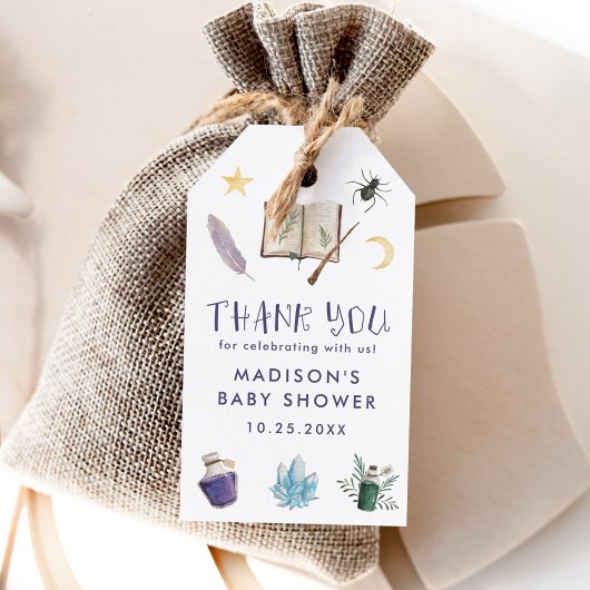 Whimsical Magic Potions Halloween Baby Shower Cadeaulabel