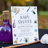 Whimsical Magic Potions Halloween Baby Shower Kaart