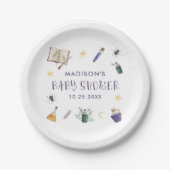 Whimsical Magic Potions Halloween Baby shower Papieren Bordje (Voorkant)