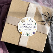 Whimsical Magic Potions Halloween Baby shower Ronde Sticker